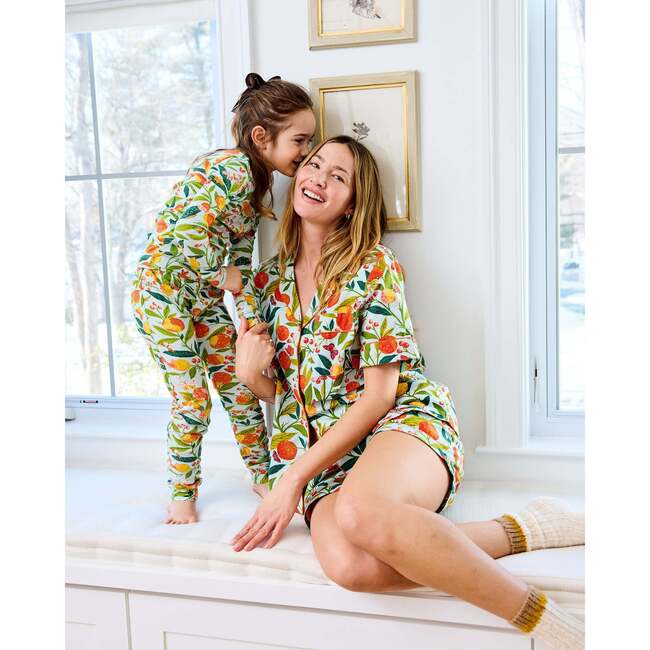 Butterfly Grove, Kids PJ Set, Soft Blue - Pajamas - 3
