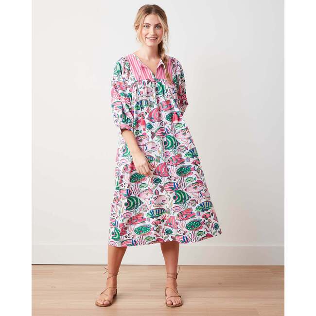 Tropical Fish, Flower Charmer Midi, Cloud