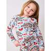 Hen House, Kids PJ Set, Soft Blue - Pajamas - 3