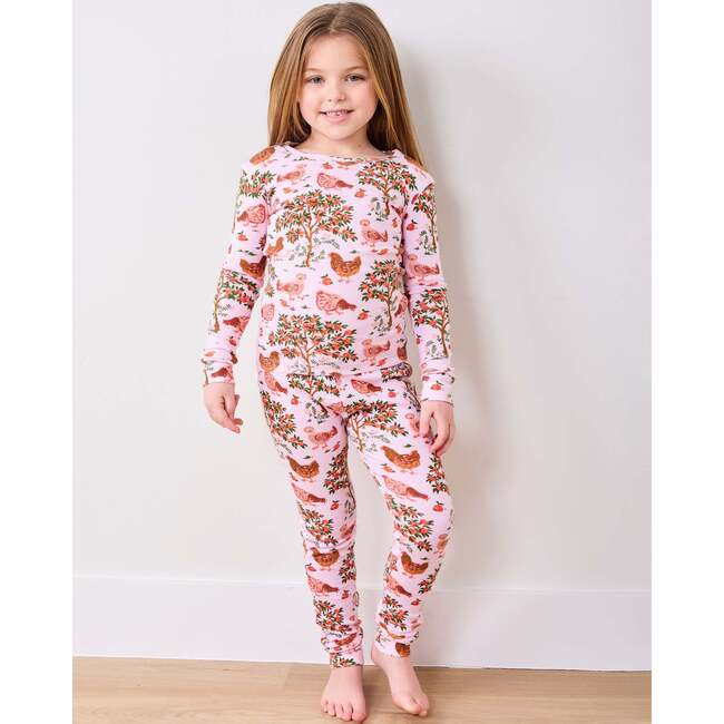 Hen House, Kids PJ Set, Ballet Pink