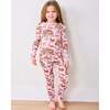Hen House, Kids PJ Set, Ballet Pink - Pajamas - 1 - thumbnail