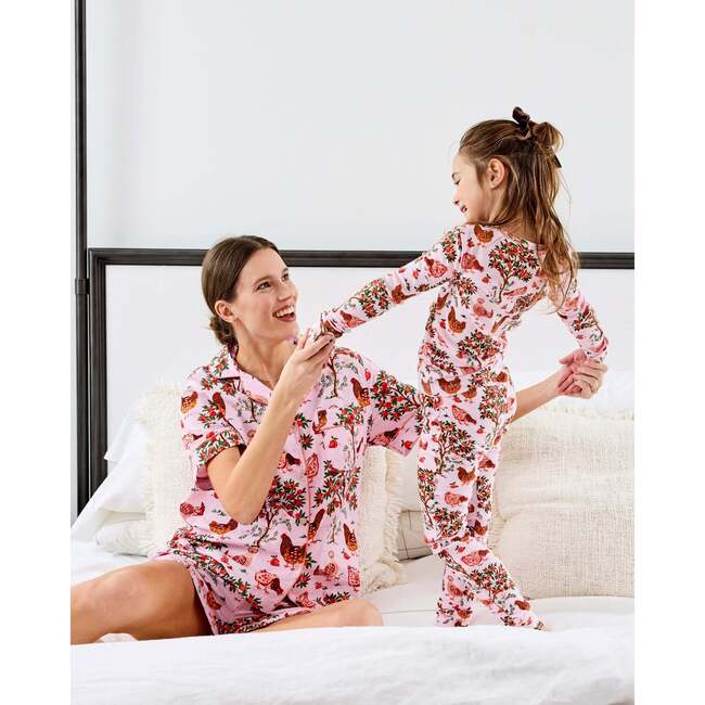 Hen House, Kids PJ Set, Ballet Pink - Pajamas - 3