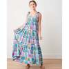 Stained Glass Sea, Siren Dress, Cloud - Dresses - 1 - thumbnail