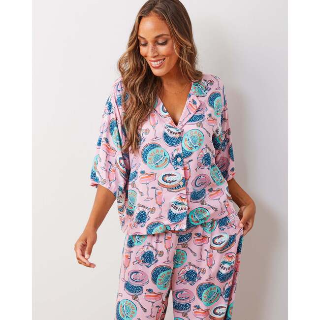 Champagne & Caviar, Satin Wildest Dreams Set, Blush - Pajamas - 2