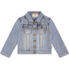 Denim Jacket, Blue - Jackets - 1 - thumbnail
