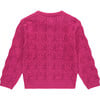 Knit Cardigan, Pink - Cardigans - 2