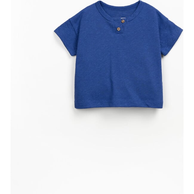 Henley Tee, Blue