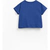 Henley Tee, Blue - T-Shirts - 2