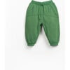 Fleece Pants, Green - Pants - 1 - thumbnail