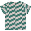 T-Shirt, Green/Cream - T-Shirts - 2