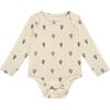 Hot Air Balloon Long Sleeve Onesie, Cream - Onesies - 1 - thumbnail