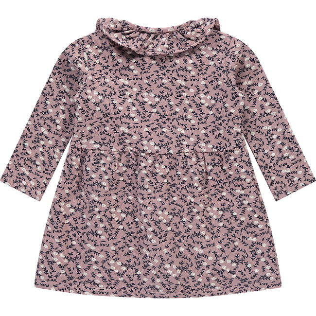 Long Sleeve Dress, Lavender Prints - Dresses - 2