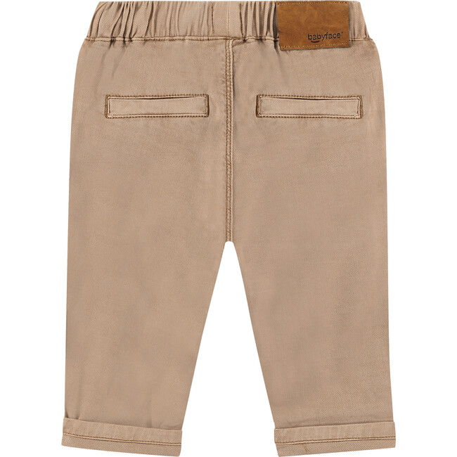 Capri Pants with Drawstring, Khaki - Pants - 2