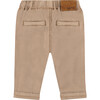Capri Pants with Drawstring, Khaki - Pants - 2