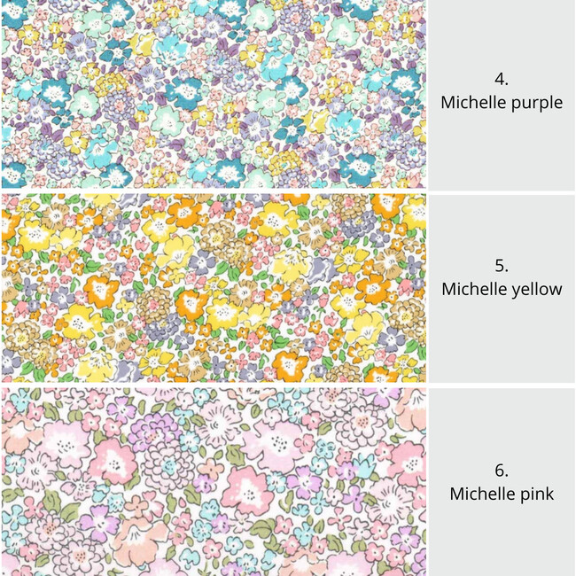 Liberty of London Personalised Baby Muslin Square - Burp Cloths - 4