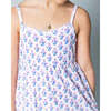 The Organic Rib Dress, Block Floral - Dresses - 2