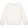The Organic Pullover Sweatshirt, Cream - T-Shirts - 1 - thumbnail
