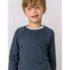 The Organic Pullover Sweatshirt,  Navy - T-Shirts - 2