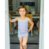 The Organic Cami and Shorts Set, Block Floral - Underwear - 2