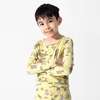 Teddy Bear Picnic Kids Pajamas, Yellow - Pajamas - 4