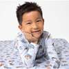 Vintage Suitcases Kids Pajamas, Blue - Pajamas - 6