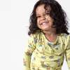 Teddy Bear Picnic Kids Pajamas, Yellow - Pajamas - 5