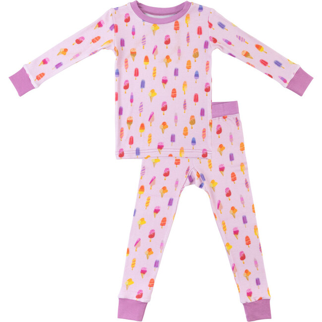 Toddler/Kids Bamboo Pajamas , Pink Popsicle