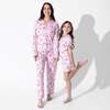 Tea Party Kids Pajama Short Set, Pink - Pajamas - 3