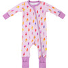 Baby Bamboo Pajamas W/ DreamCuffs®, Pink Posicle - Footie Pajamas - 1 - thumbnail