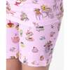 Tea Party Kids Pajama Short Set, Pink - Pajamas - 4