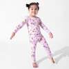 Tea Party Bamboo Kids Pajamas, Pink - Pajamas - 4