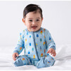 Baby Bamboo Pajamas W/ DreamCuffs®, Blue Popsicle - Footie Pajamas - 3