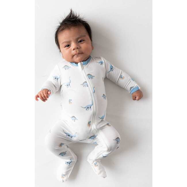 Zippered Footie, Jurassic - Footie Pajamas - 2