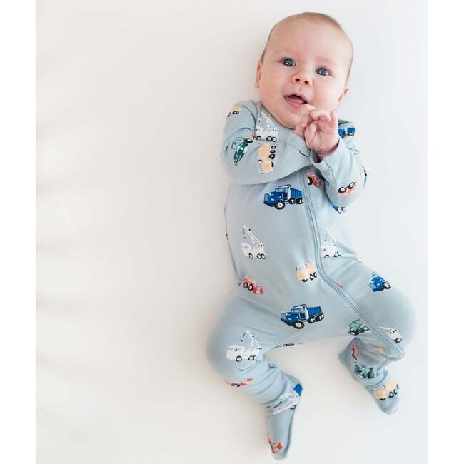 Zippered Footie, Construction - Footie Pajamas - 2