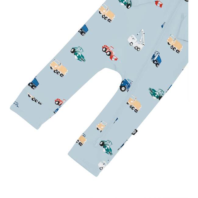 Zippered Romper, Construction - Rompers - 5