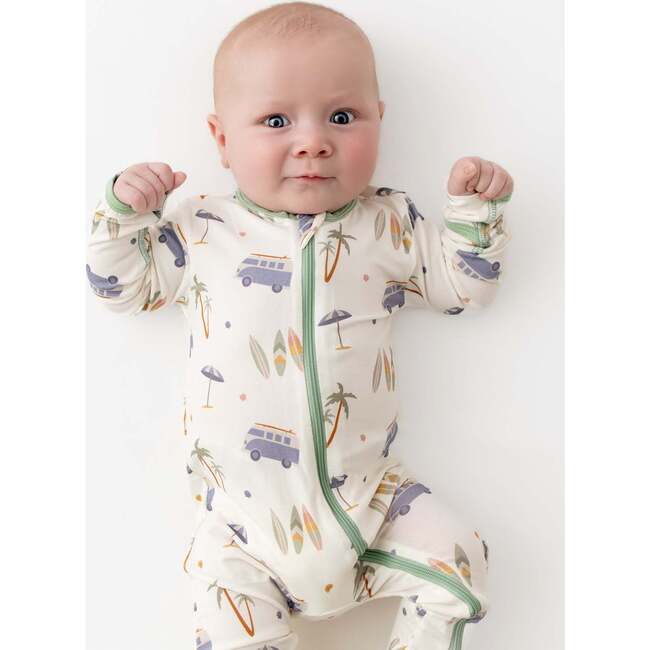 Surfboards Zippered Footie Surfboards - Footie Pajamas - 3