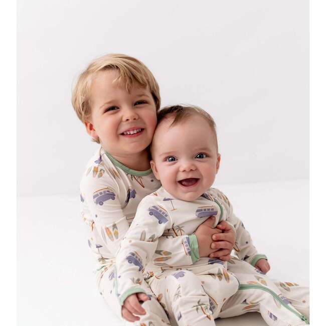 Surfboards Zippered Footie Surfboards - Footie Pajamas - 6