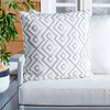 Lansana Outdoor Pillow, Grey/White - Outdoor Home - 3
