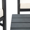 Montez 4-Piece Outdoor Set with Accent Pillows, Black/Cream - Outdoor Home - 4