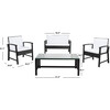 Krissy Living Set, Black - Outdoor Home - 5