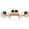 Montez 4-Piece Outdoor Set with Accent Pillows, Natural/Navy - Outdoor Home - 5