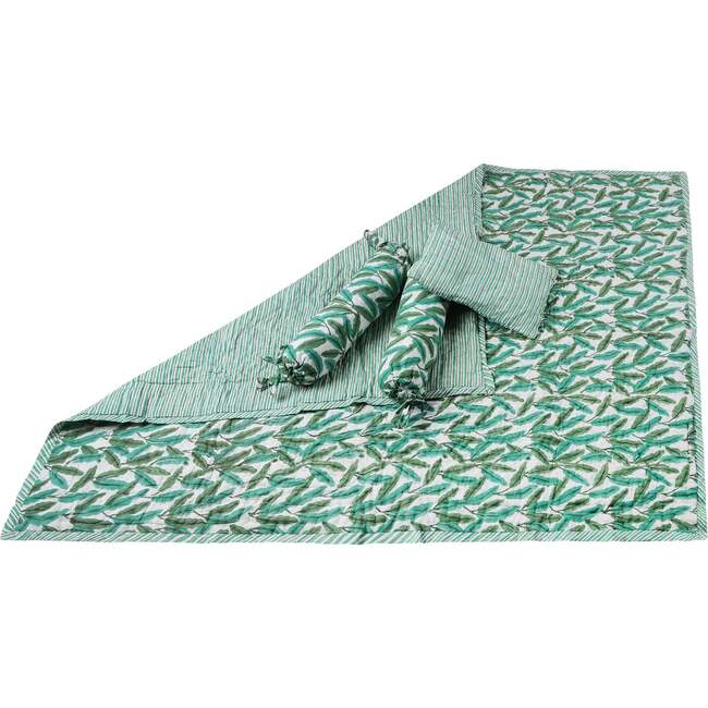 Green Leafy Kids' Bedding Set