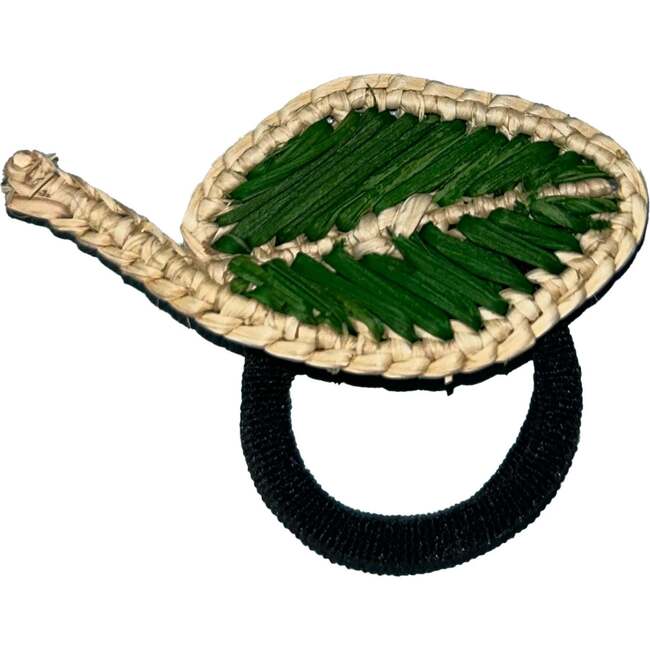 Green Leaf Hair Tie