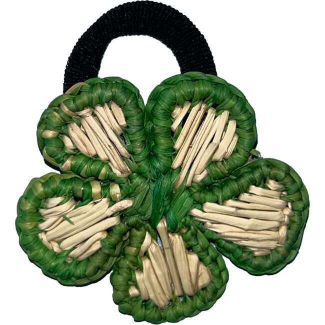 Green Floral Hair Tie