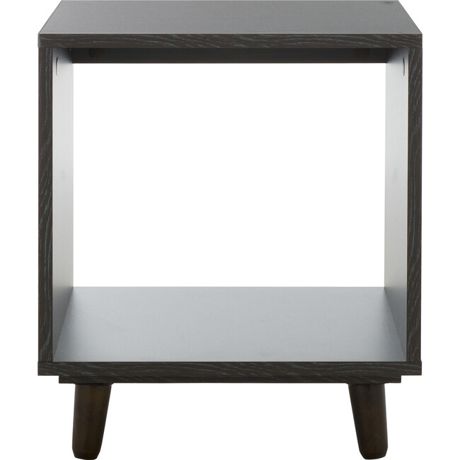 Yona Open Shelf Accent Table, Black