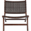 Luna Accent Chair, Brown - Accent Seating - 1 - thumbnail