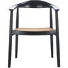 Savina Open Webbing Accent Chair, Black - Accent Seating - 1 - thumbnail