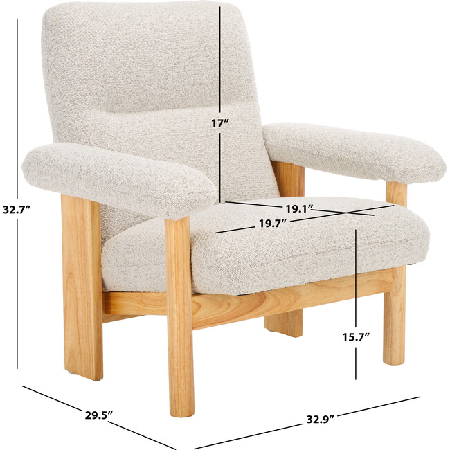 Attwell Accent Chair, Natural - Accent Seating - 3