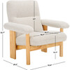 Attwell Accent Chair, Natural - Accent Seating - 3