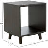 Yona Open Shelf Accent Table, Black - Accent Tables - 3